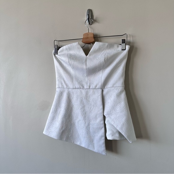 Finders Keepers-Jump Then Fall White Bustier (Size:Small) - Picture 4 of 10